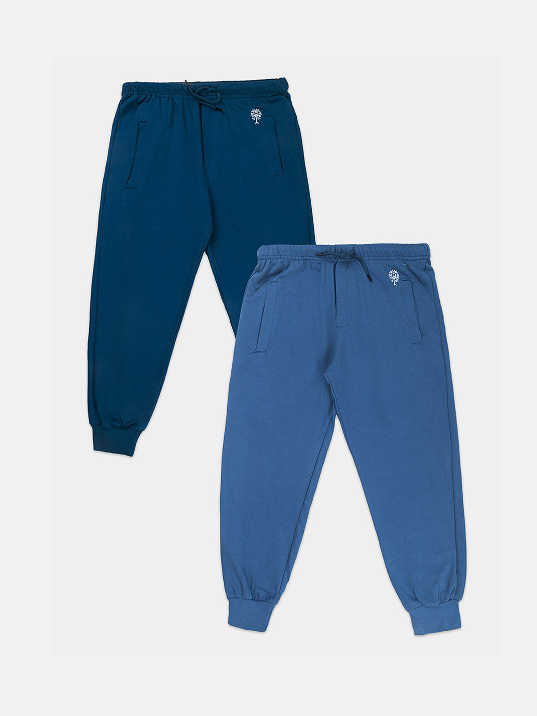 

Growing Tree Kids Pack Of 2 Bio-Wash Anti Microbial Joggers, Blue