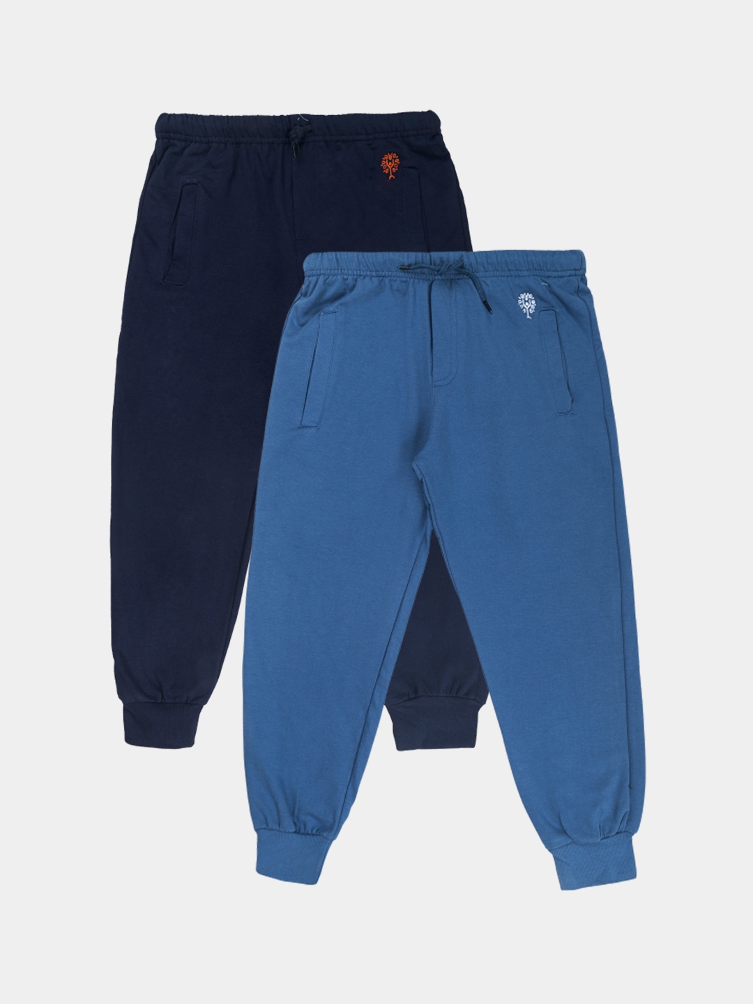 

Growing Tree Kids Pack of 2 Biowash Anti Microbal Joggers, Navy blue