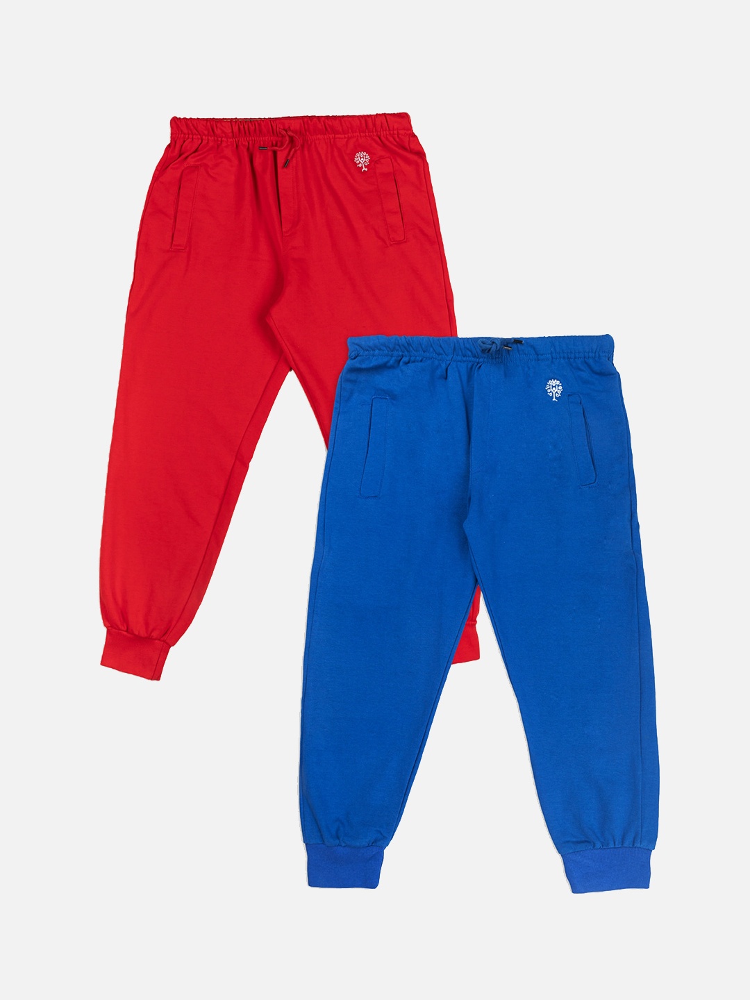 

Growing Tree Kids Pack of 2 Biowash Anti Microbal Joggers, Red