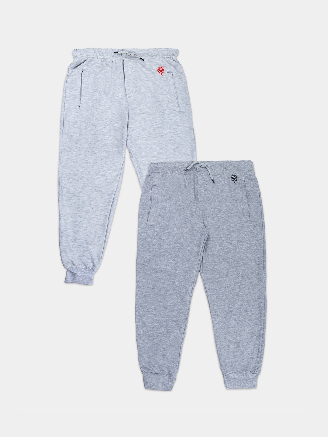 

Growing Tree Kids Pack of 2 Biowash Anti Microbal Joggers, Grey