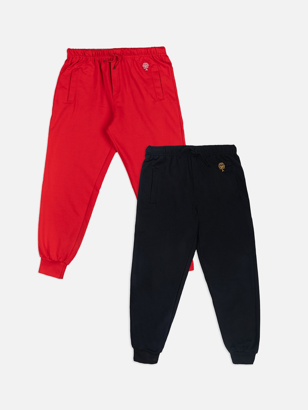 

Growing Tree Kids Pack Of 2 Bio Wash Anti Microbial Joggers, Red