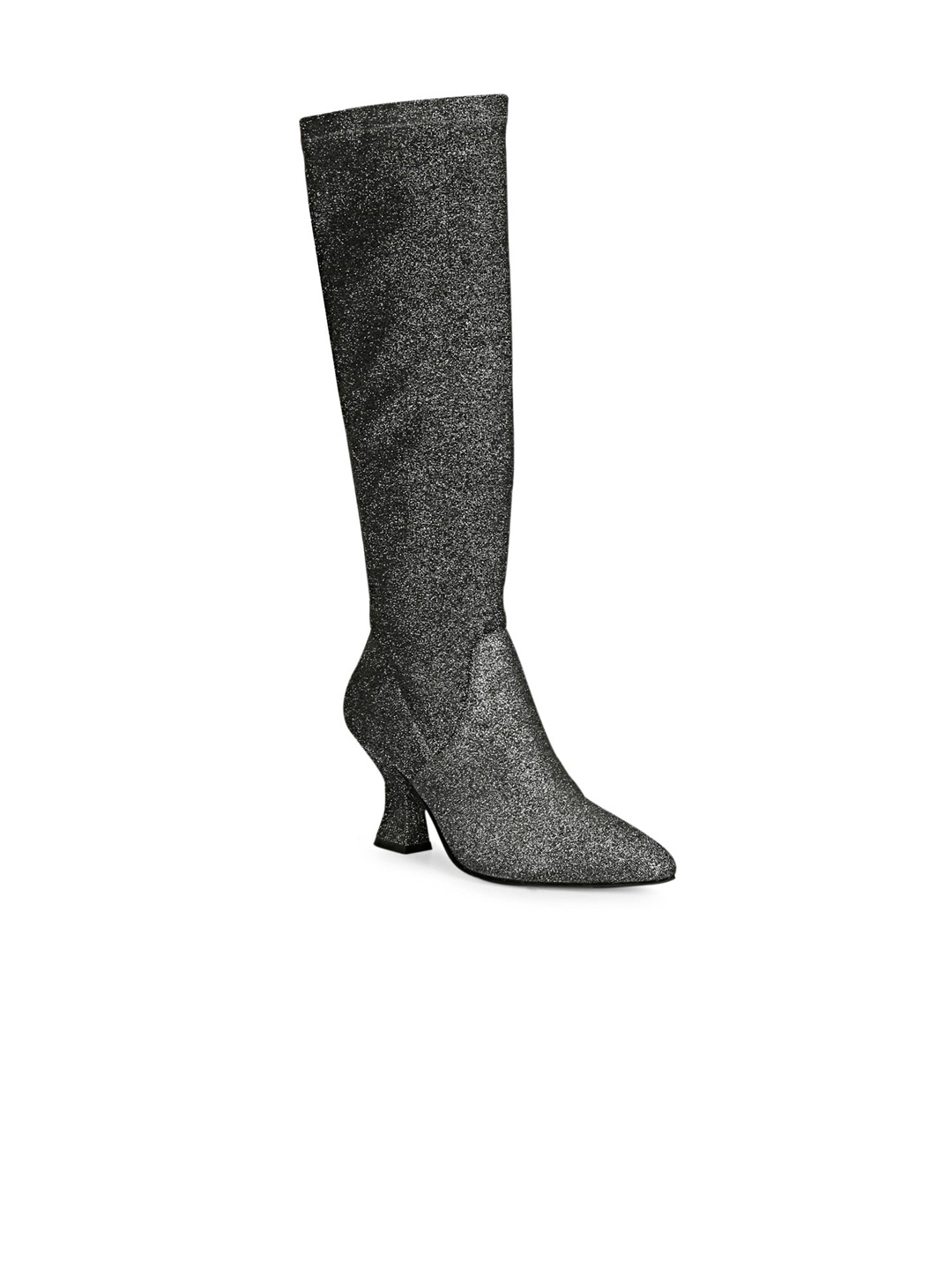 

Saint G Women Printed Leather Winter Boots, Grey
