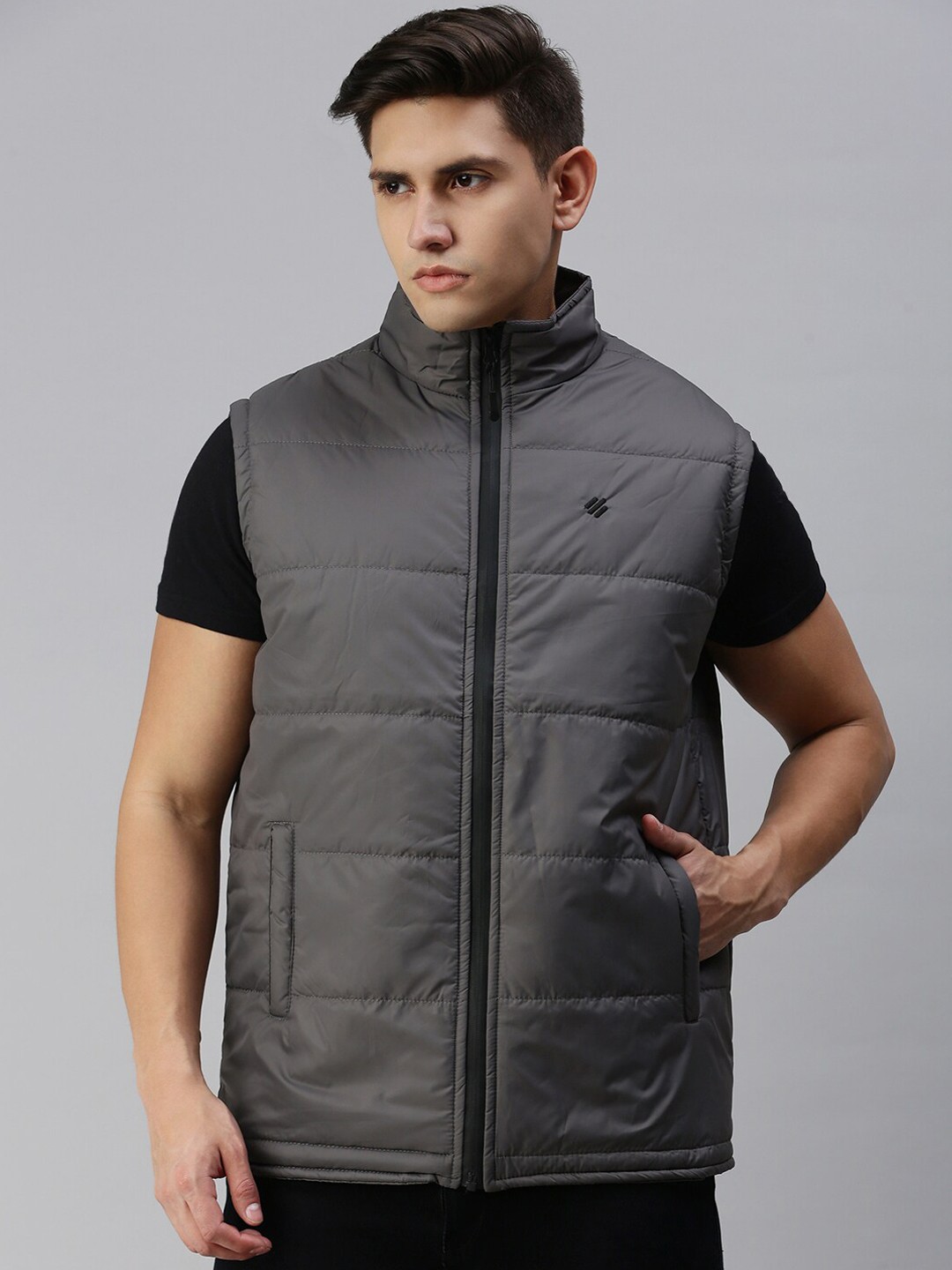 

ONN Men Padded Jacket, Grey