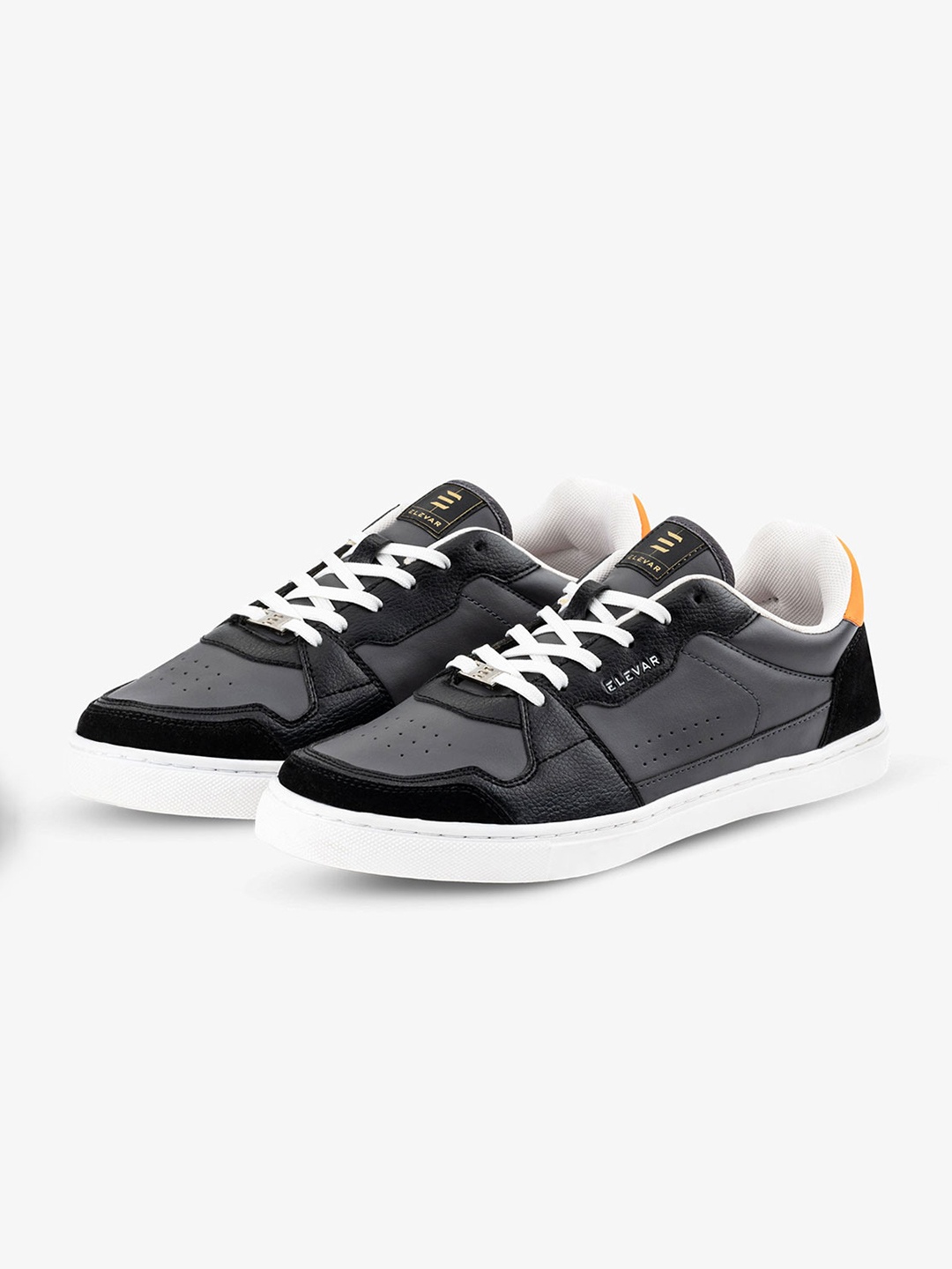 

ELEVAR Men Court Low Lifestyle Sneakers, Black
