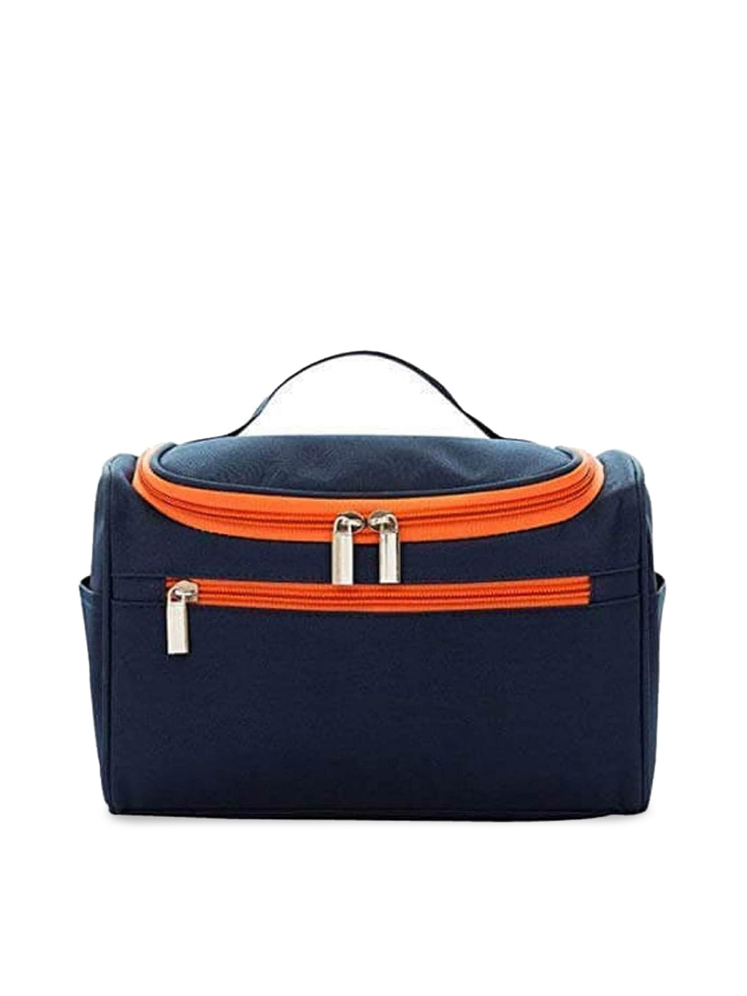 

Awestuffs Hanging Water Resistant with Mesh Pockets Travel Toiletry Kit, Navy blue