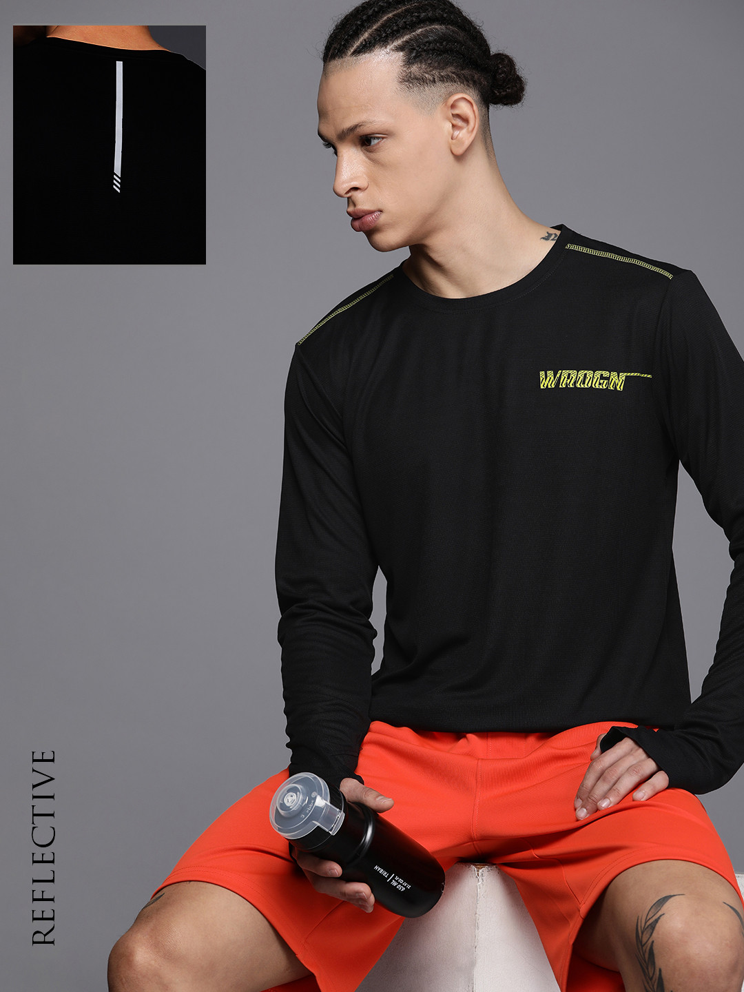 

WROGN ACTIVE Dry Pro T-shirt, Black