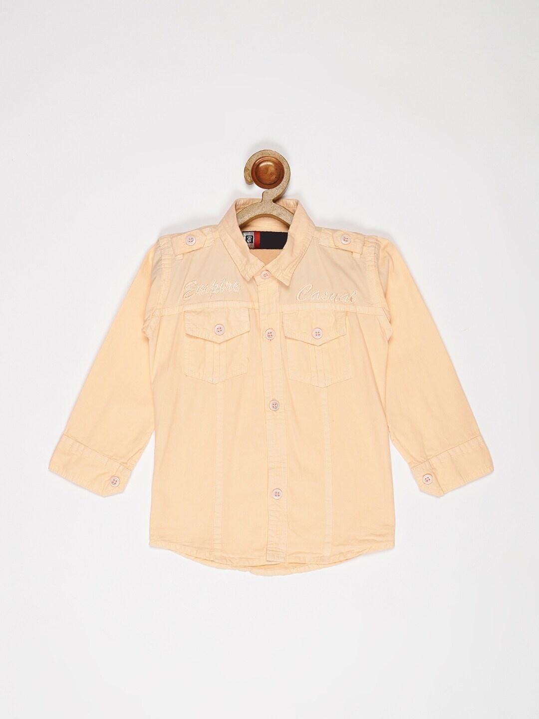 

V2 Value & Variety Boys Casual Shirt, Beige