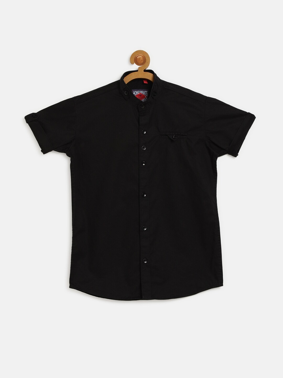 

V2 Value & Variety Boys Casual Shirt, Black