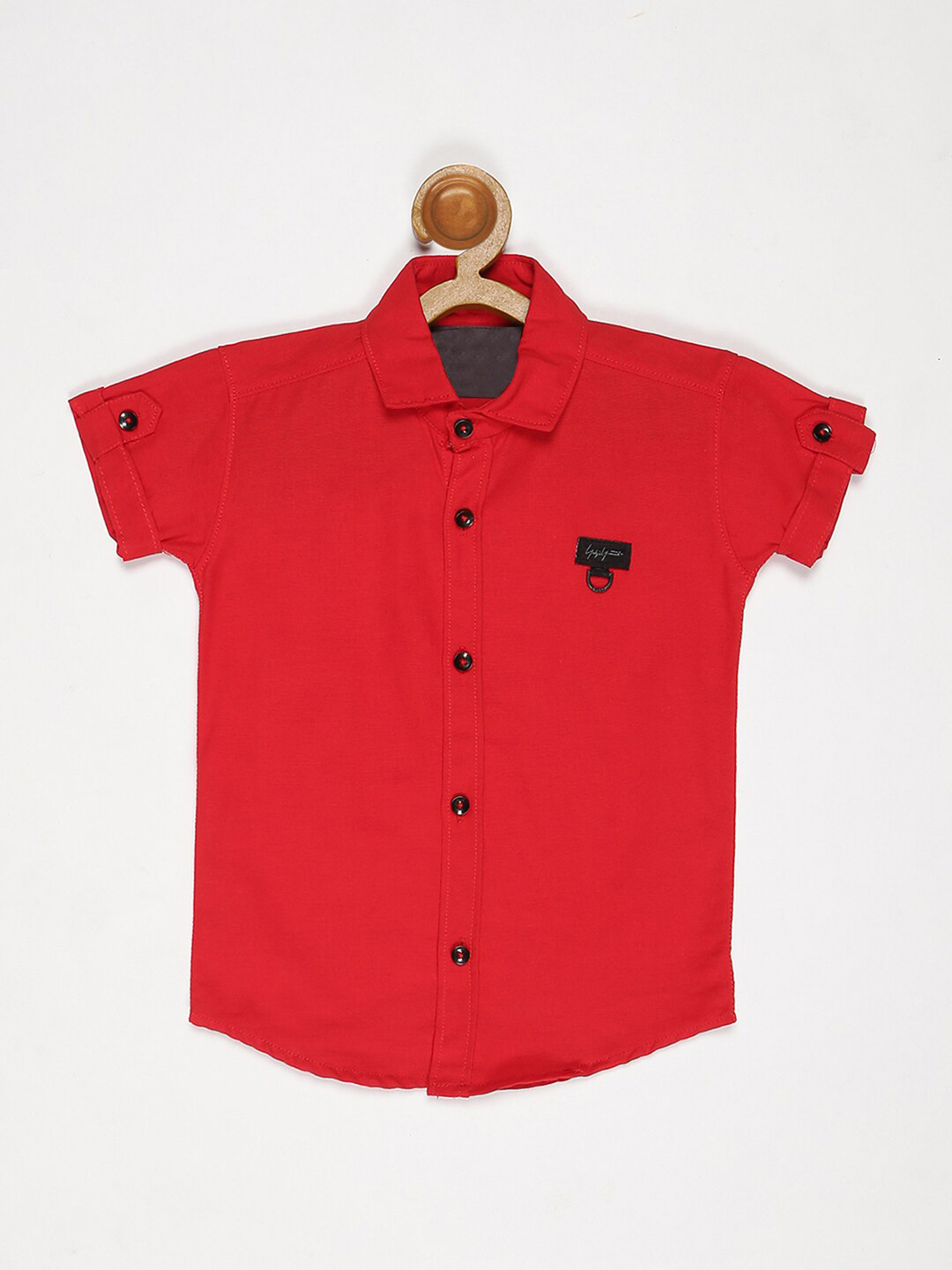 

V2 Value & Variety Boys Casual Shirt, Red