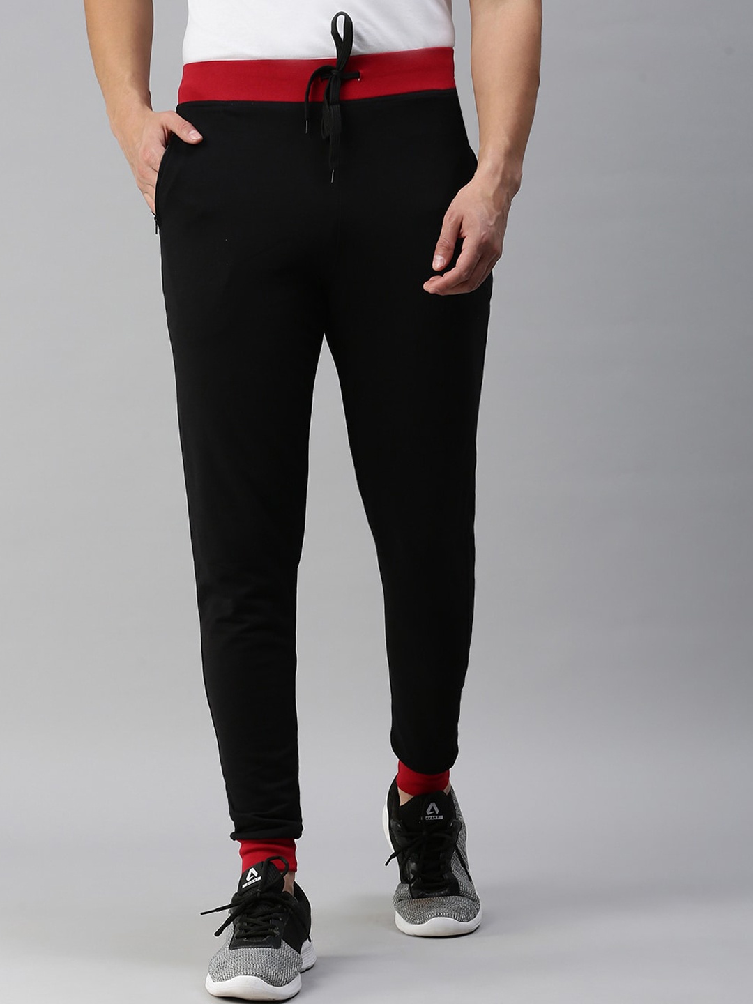 

ONN Men Cotton Joggers, Black