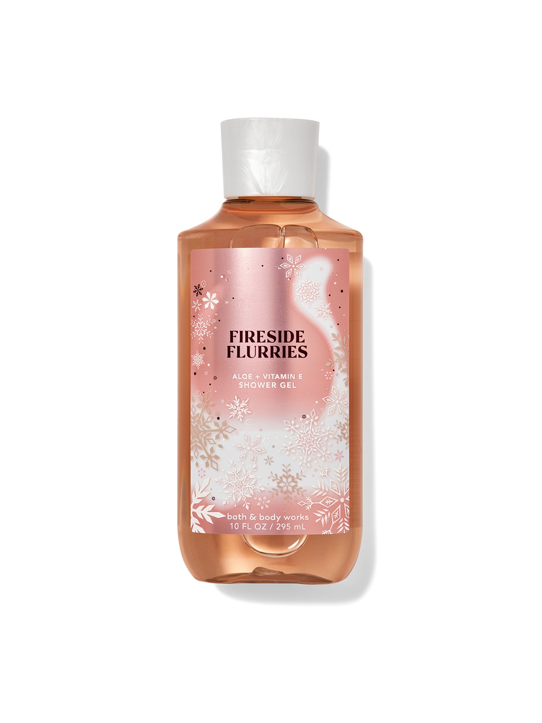

Bath & Body Works Fireside Flurries Shower Gel with Aloe & Vitamin E - 295 ml, Peach