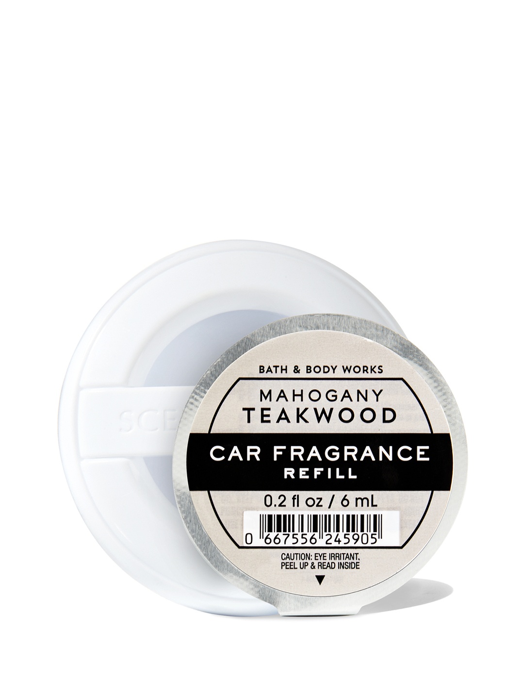 

Bath & Body Works Mahogany Teakwood Car Fragrance Refill - 6 ml, Off white