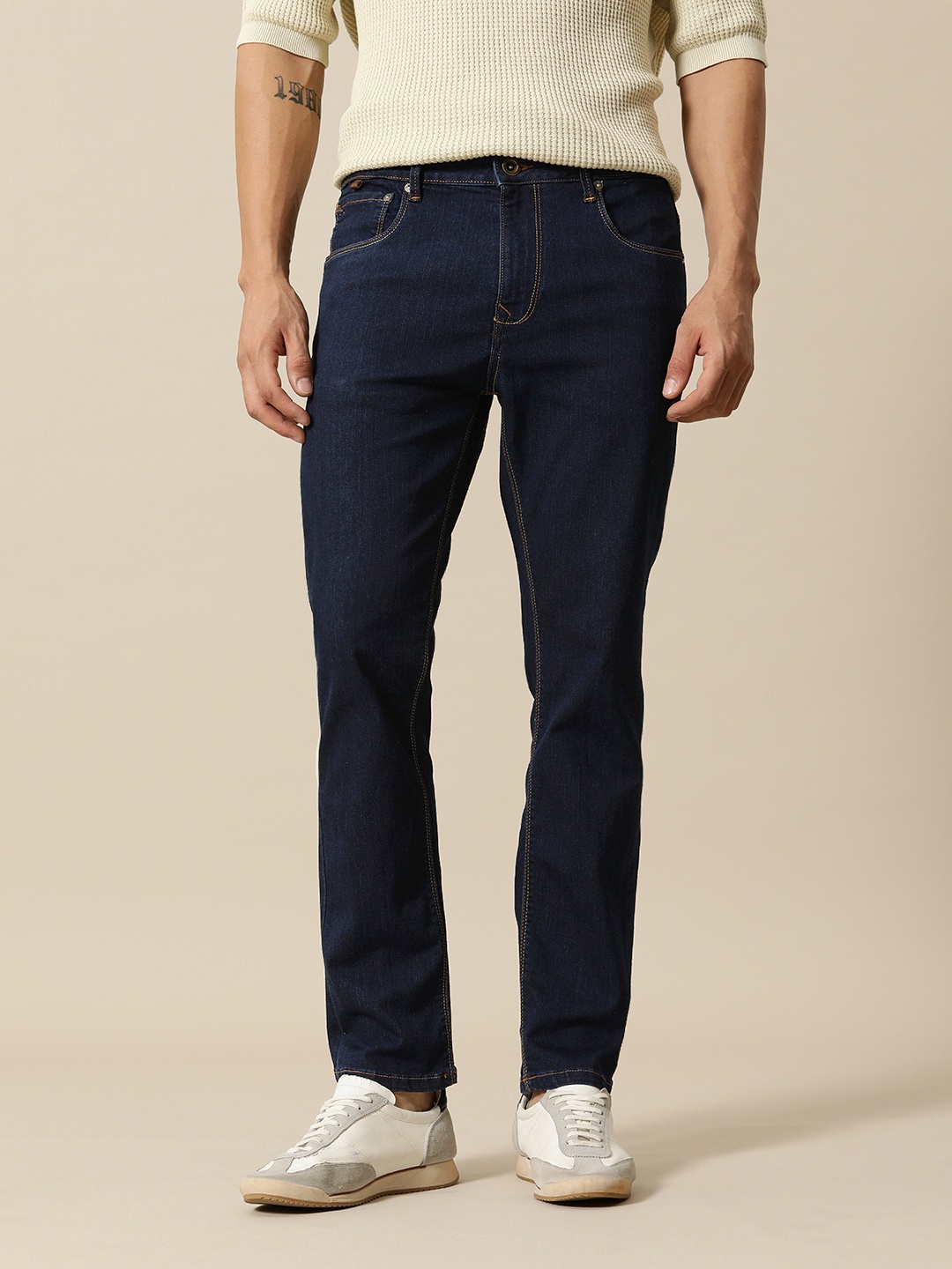 

Mr Bowerbird Men Slim Fit Stretchable Jeans, Blue