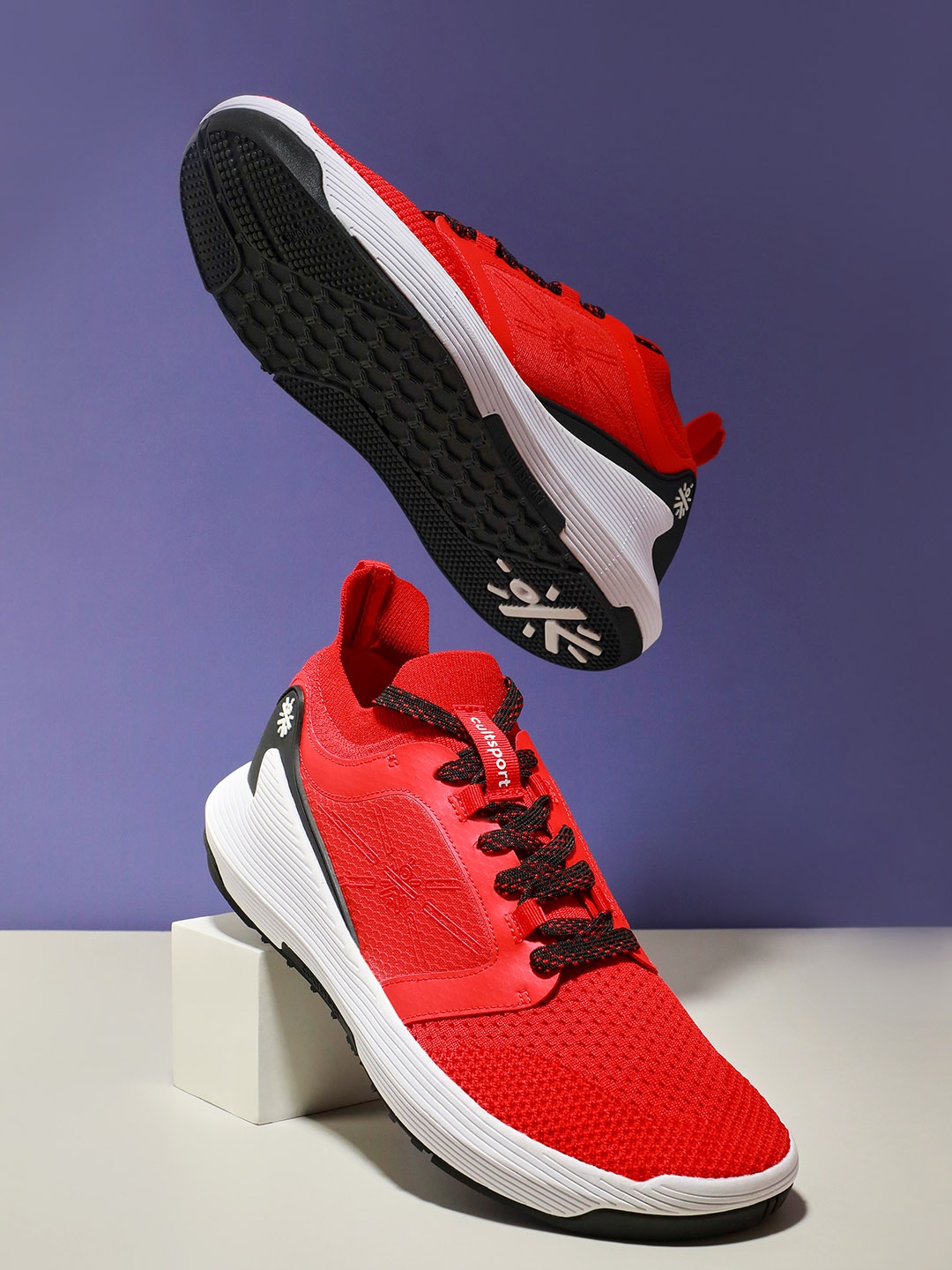 

CULT Men Crosstrain Textile Training or Gym Shoes, Red