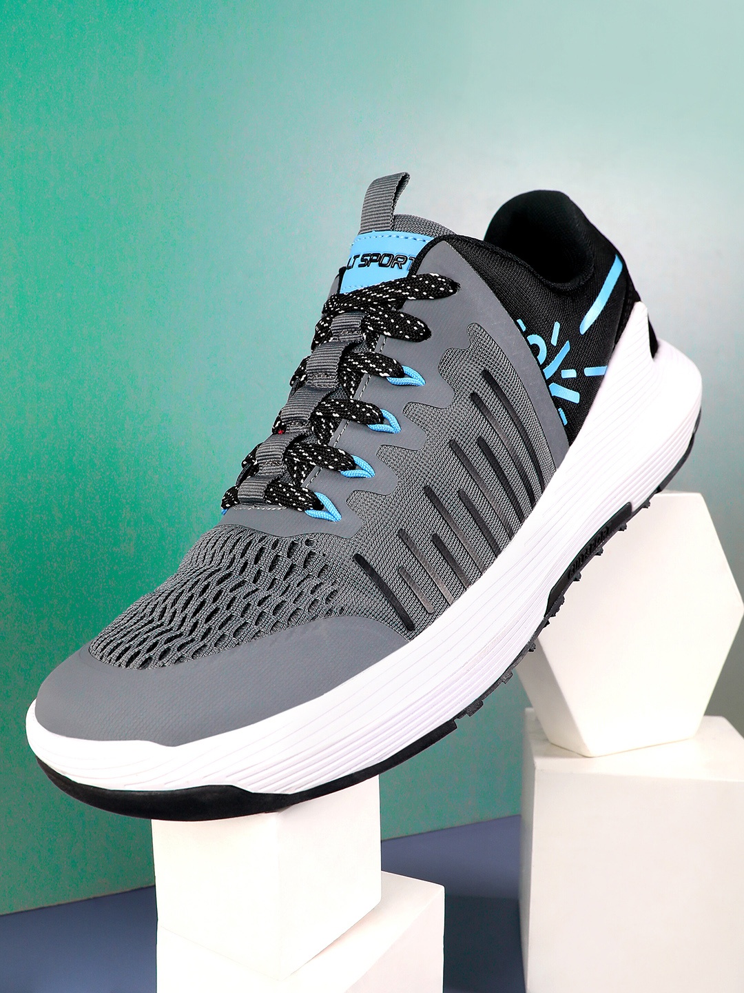 

CULT Men Impact Mesh Training or Gym Shoes, Grey