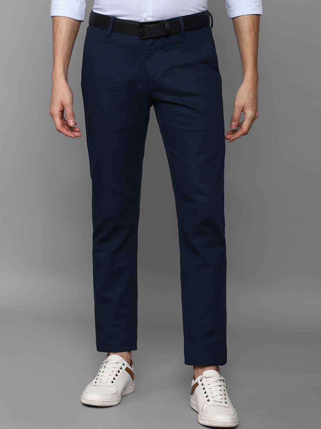 

Allen Solly Sport Men Navy Blue Slim Fit Trousers