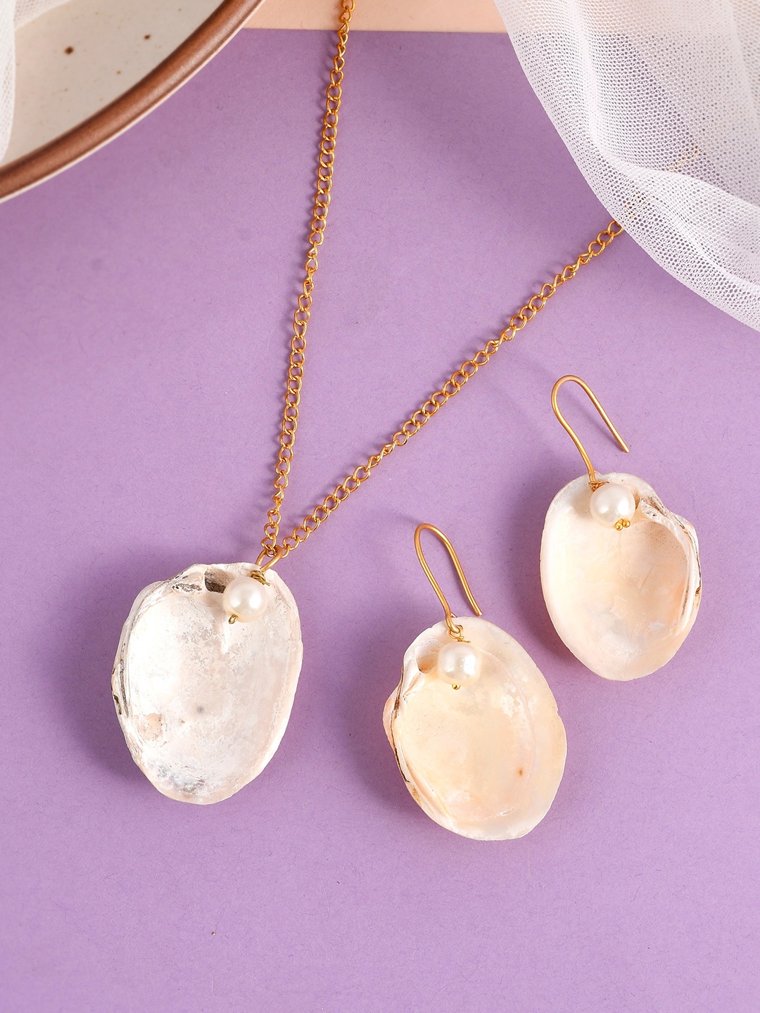 

Silvermerc Designs Gold-Plated Jewellery Set