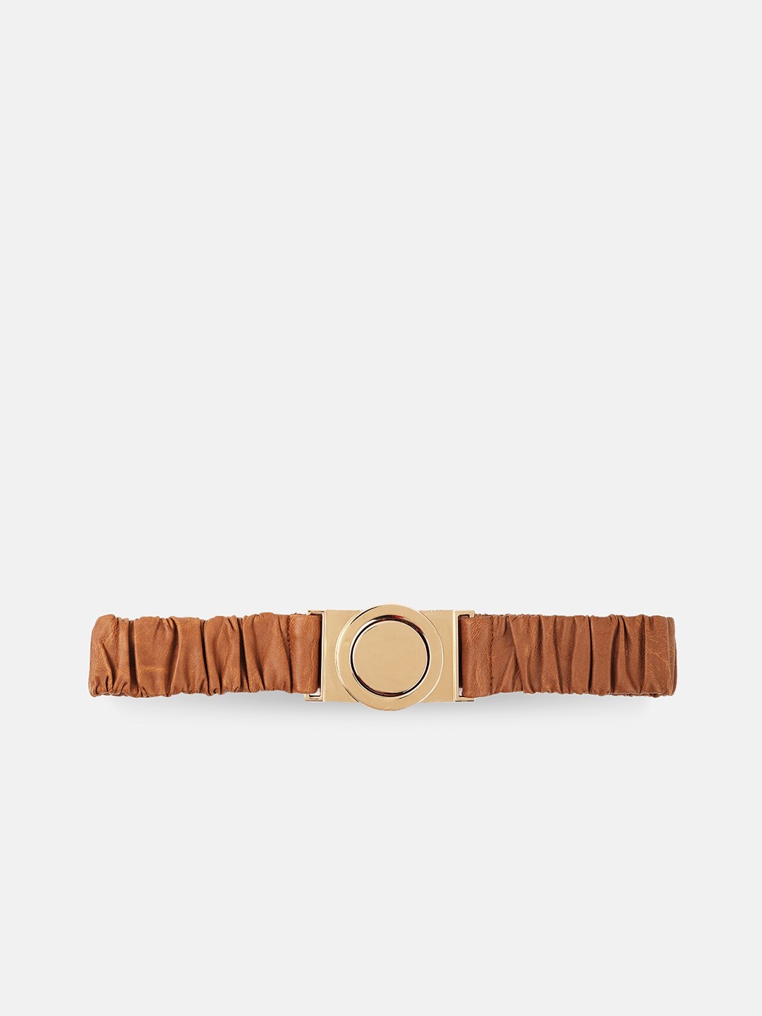 

Kazo Women Textured PU Belt, Brown