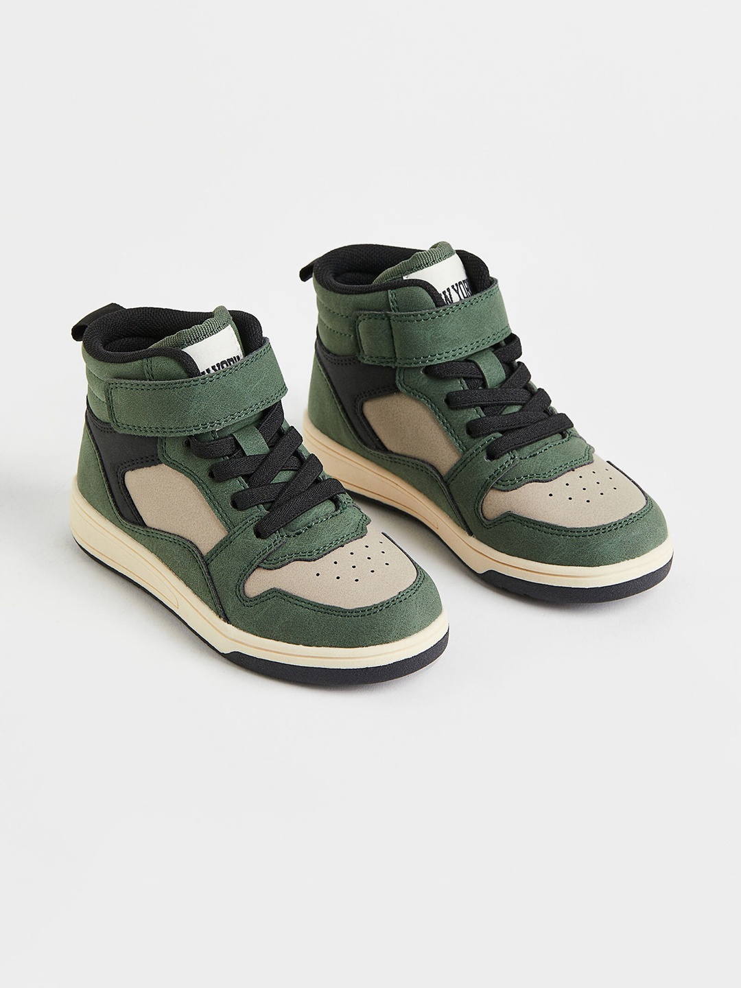 

H&M Boys Hi-Top Trainers, Green