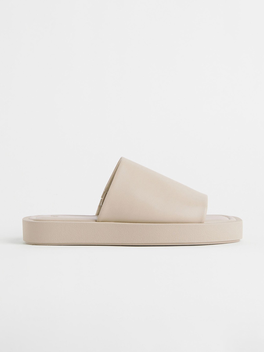 

H&M Women Slides, Beige