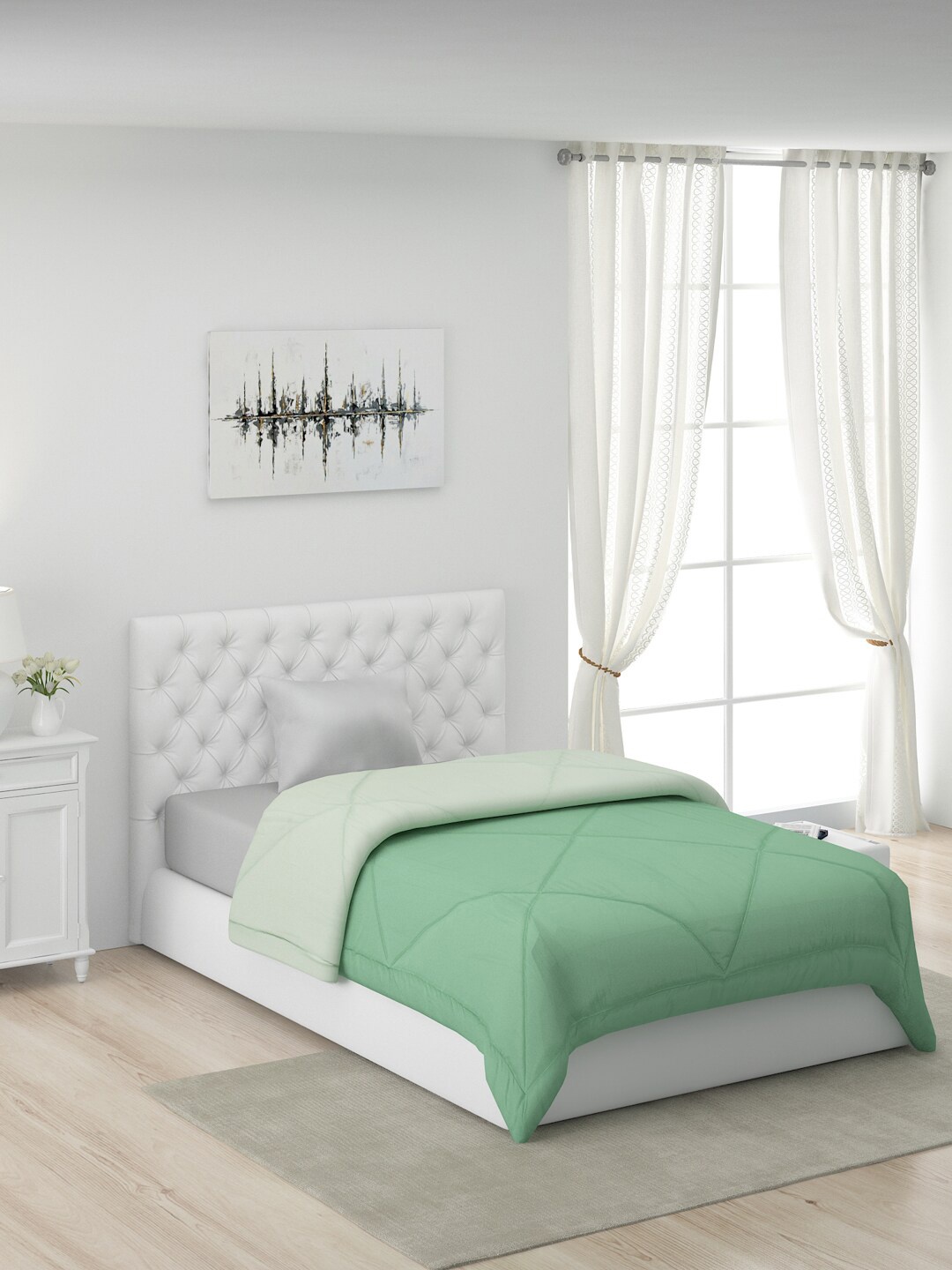 

Monte Carlo Amanda Green Microfiber Mild Winter 210 GSM Single Bed Comforter