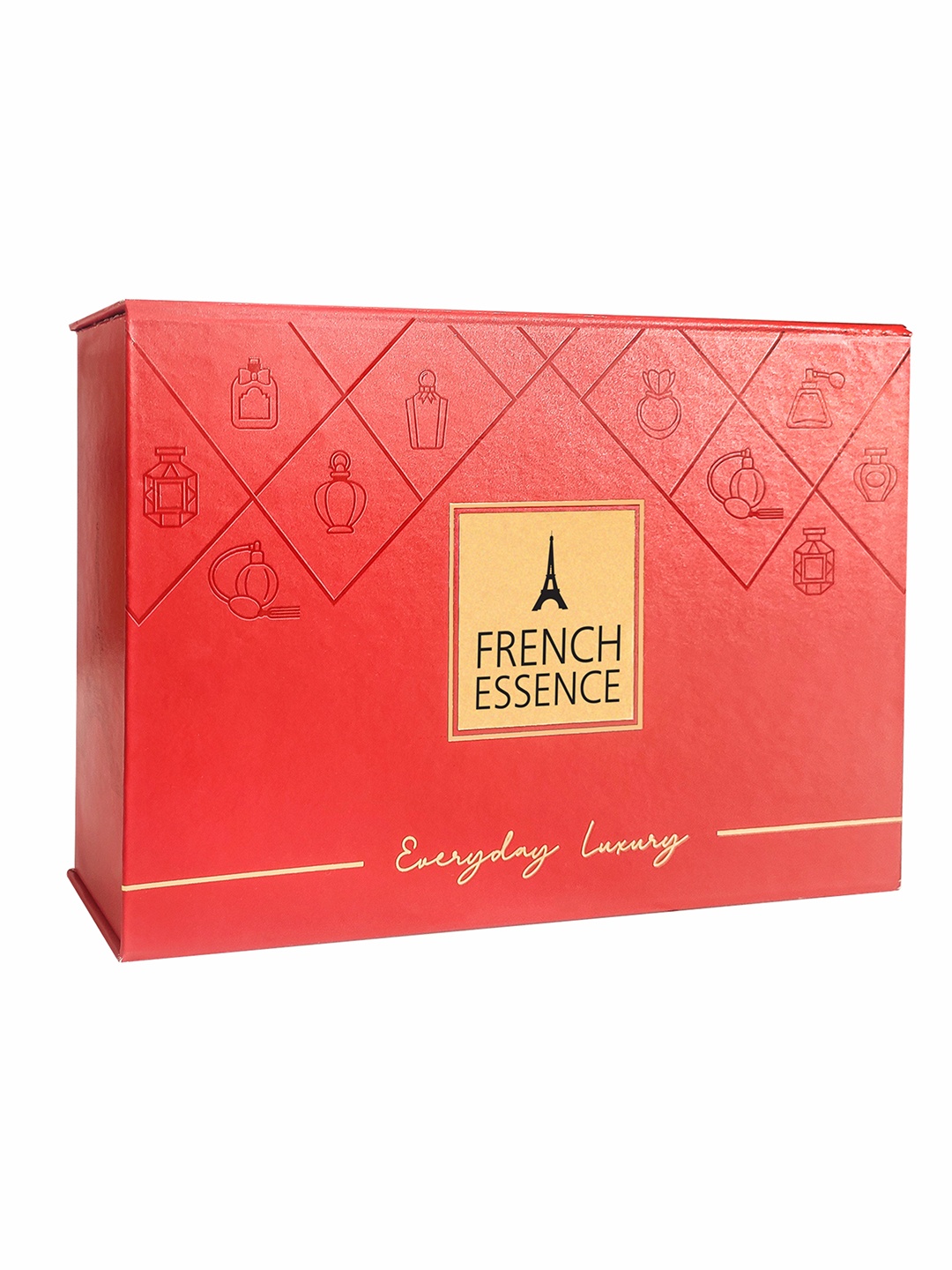 

FRENCH ESSENCE Everyday Luxury Eau De Parfum Set 100 ml each - Amber Magic & Oud Royale, Red