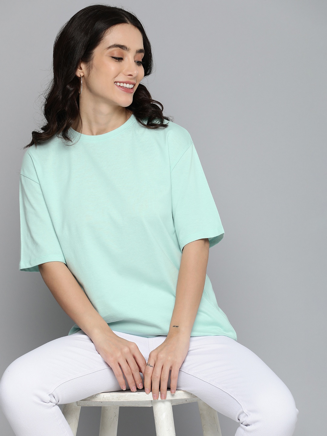 

Mast & Harbour Round Neck T-shirt, Green