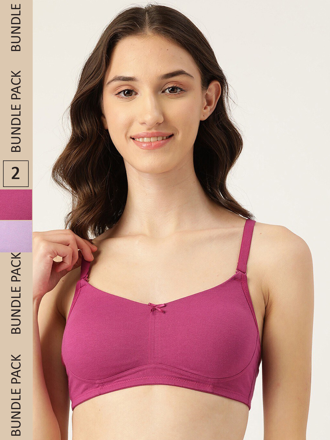 

Leading Lady Pack Of 2 Bra, Magenta