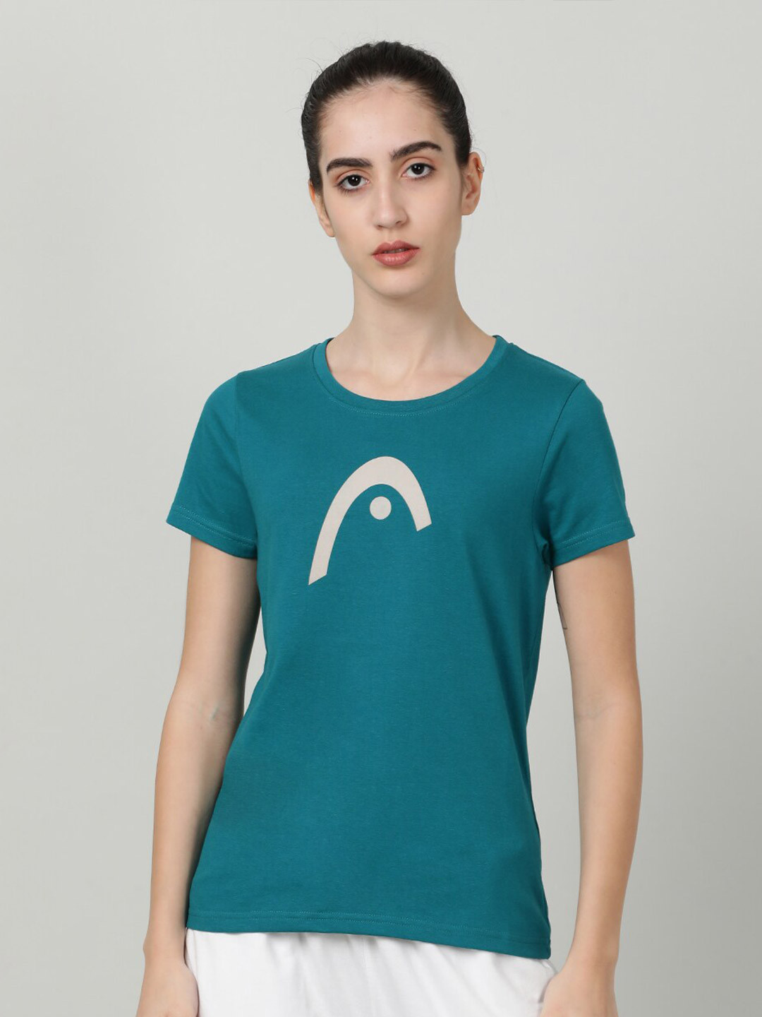 

Head Women Cotton T-shirt, Green