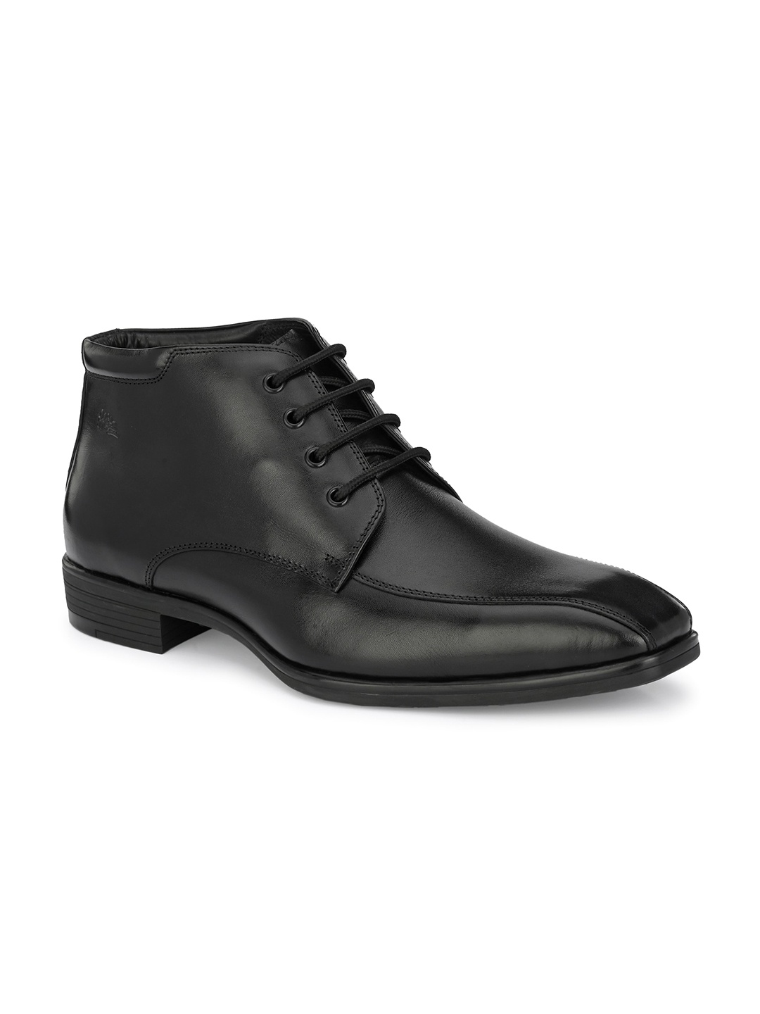 

Hitz Men Leather Regular Boots, Black