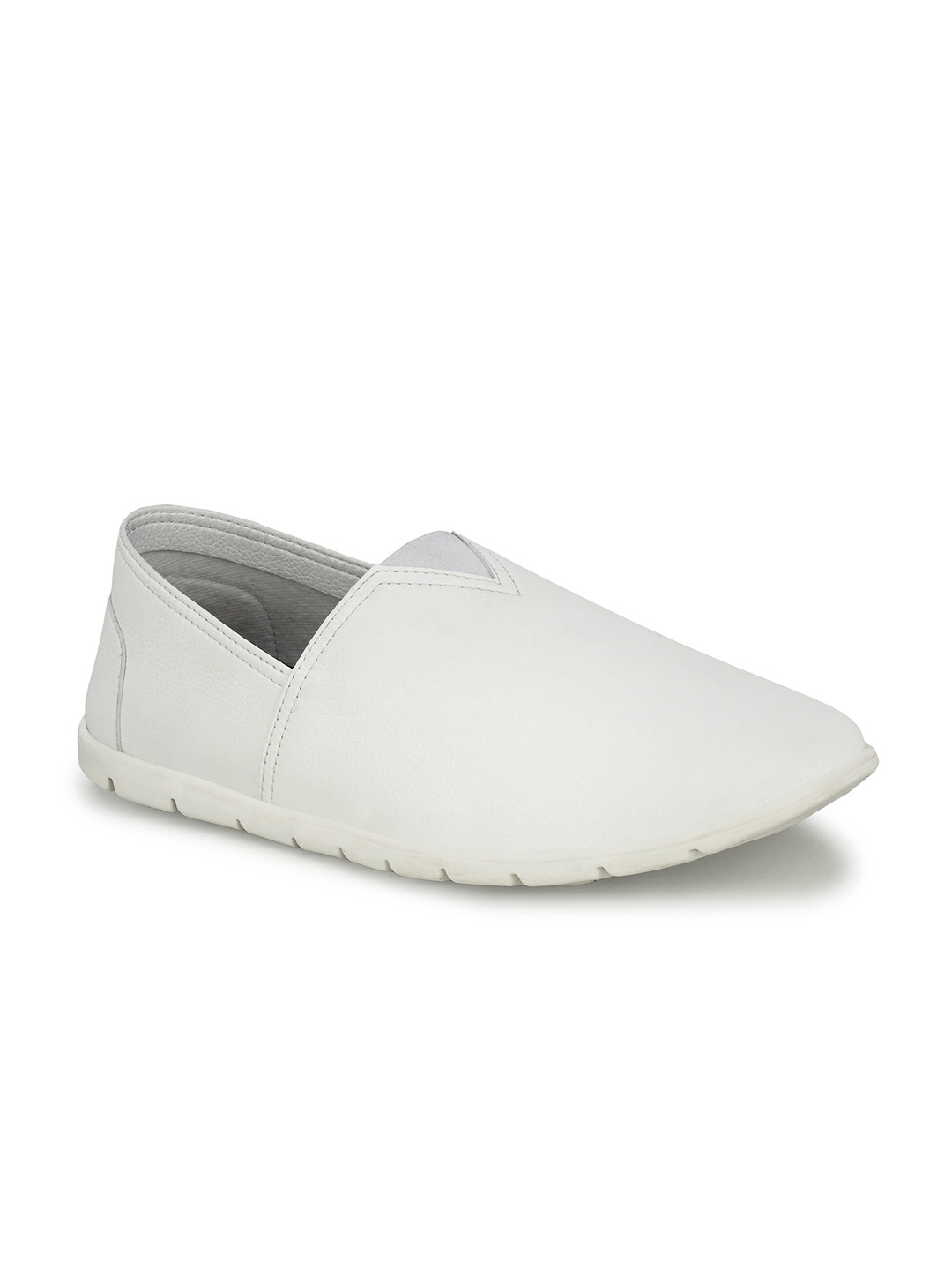 

Hitz Men Leather Espadrilles, White