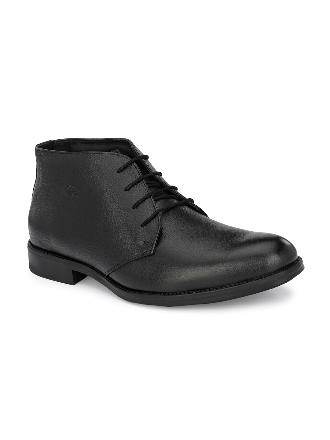 

Hitz Men Leather Boots, Black