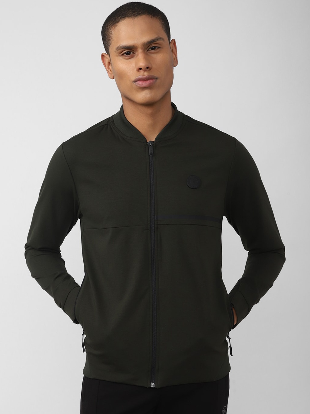 

Van Heusen Flex Men Running Jacket, Black