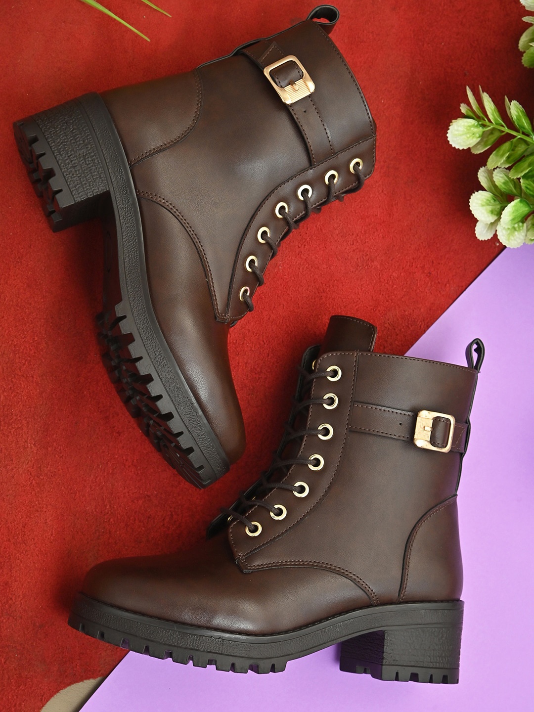 

Roadster Women Casual Biker Boots, Brown