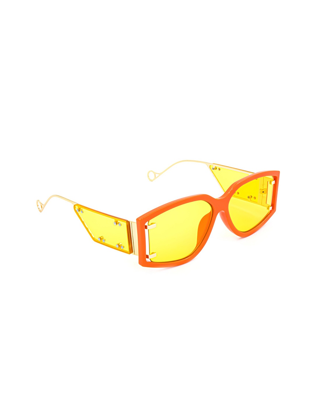 

Bellofox Men Wayfarer Sunglasses BS2005-1222M, Orange