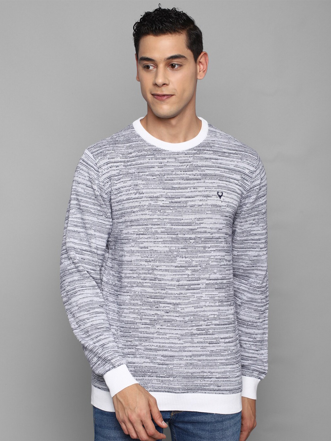 

Allen Solly Men Cotton Pullover, Blue