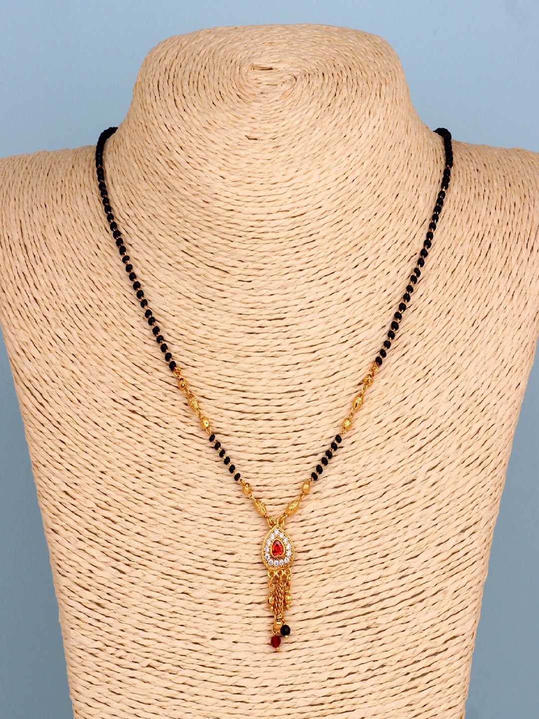 

Mahi Gold-Toned & White Gold-Plated Necklace