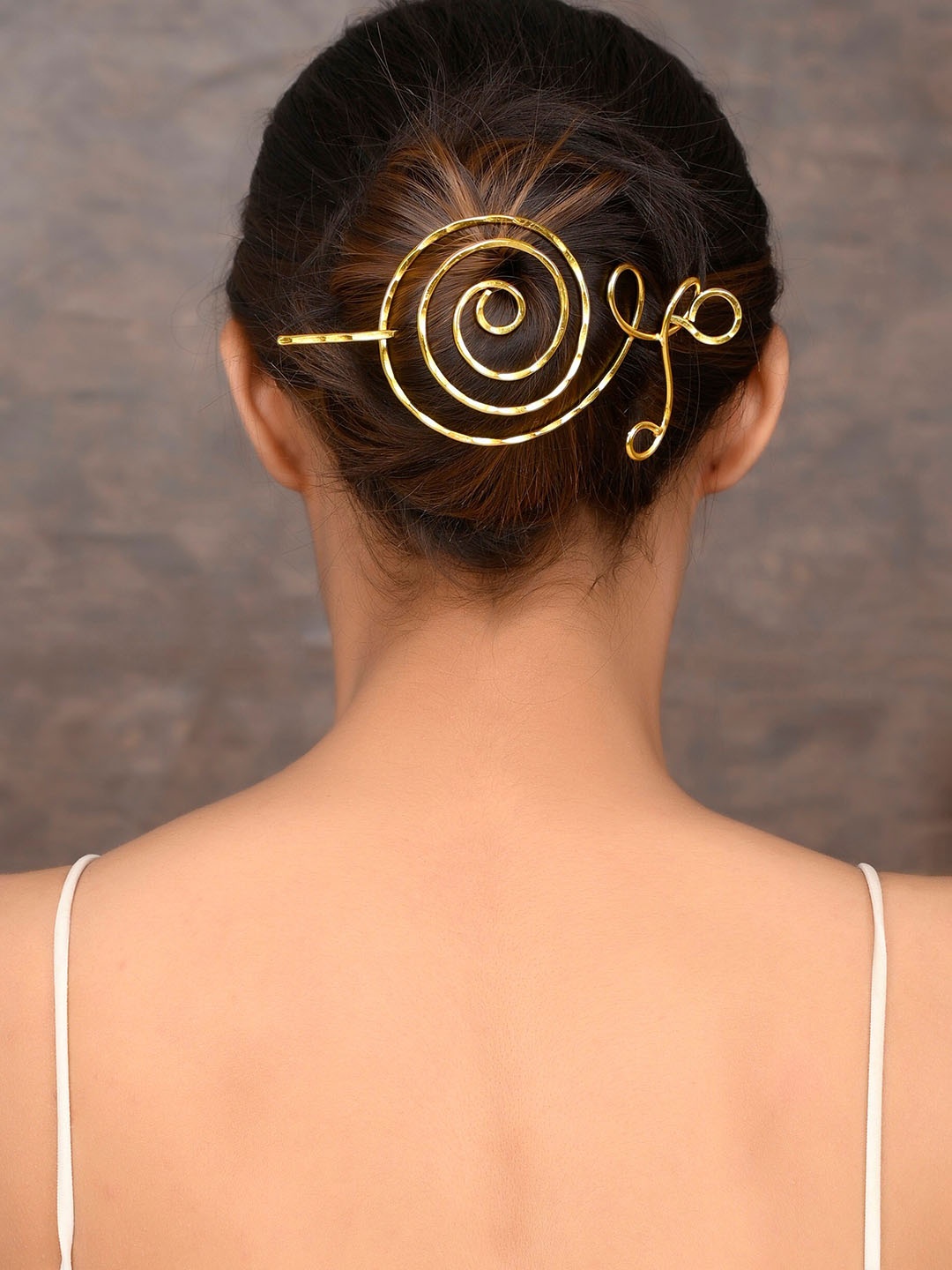 

Silvermerc Designs Women Gold-Plated Hairstick