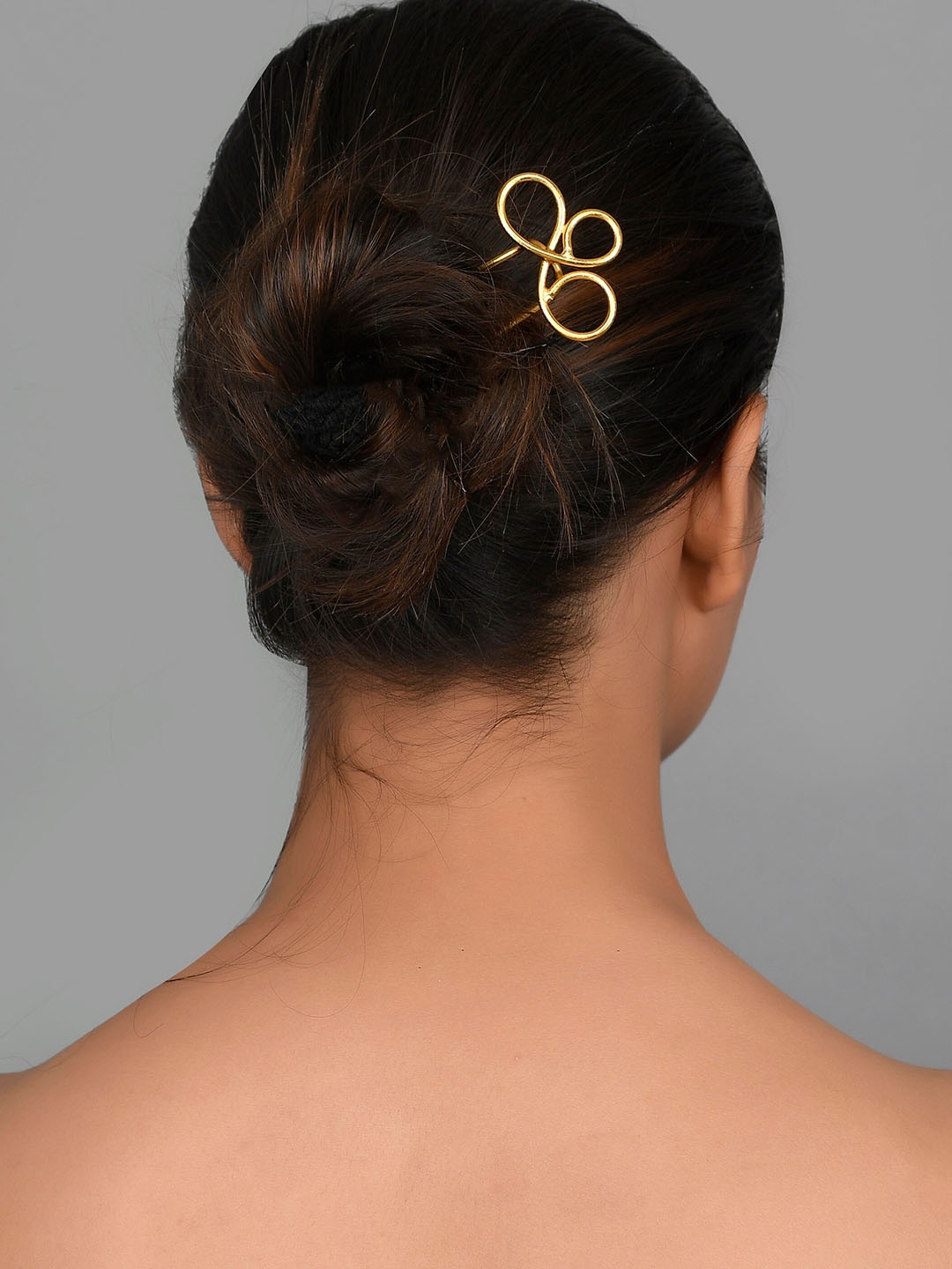 

Silvermerc Designs Women Gold-Plated Hairstick