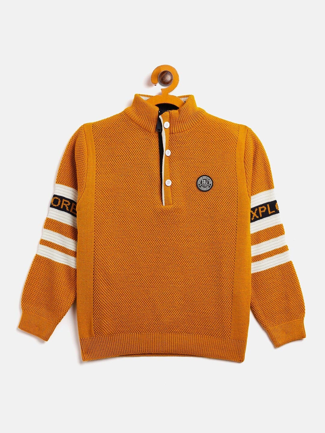 

Duke Boys Striped Acrylic Pullover, Yellow
