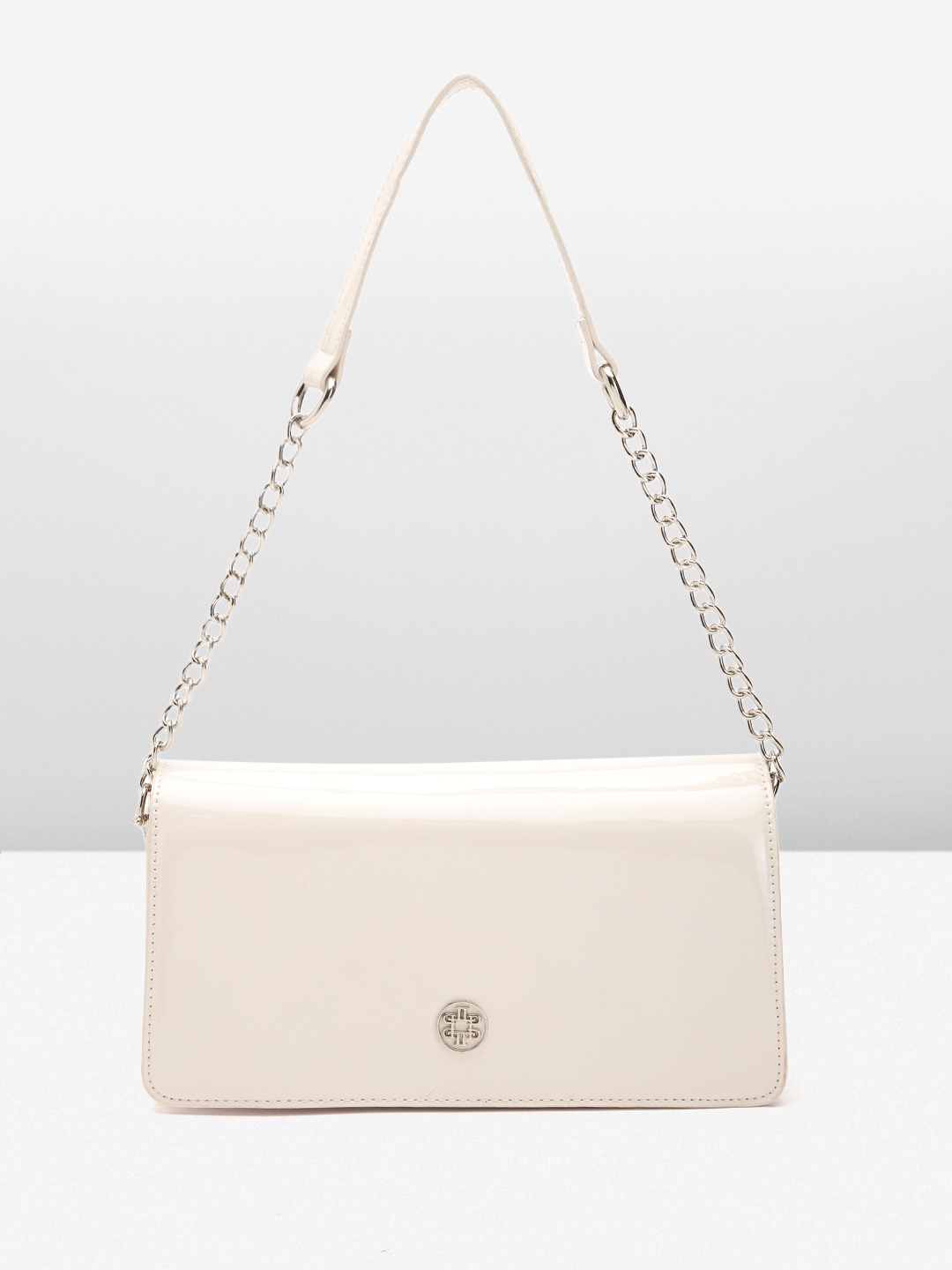 

Lino Perros Structured Shoulder Bag, Off white