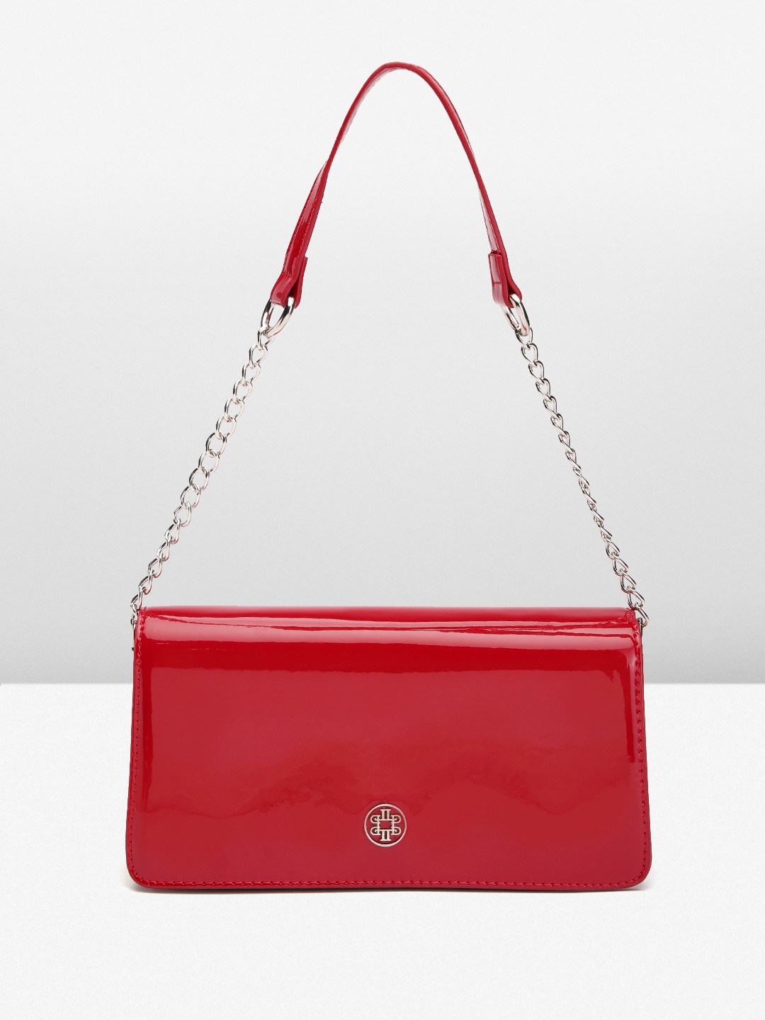 

Lino Perros Structured Shoulder Bag, Red