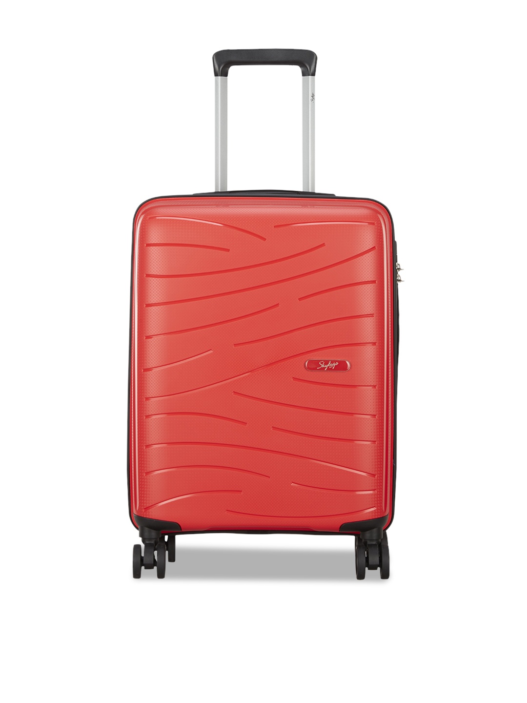 

Skybags MAXX 8W STROLLY Textured Medium Trolley Bag, Red