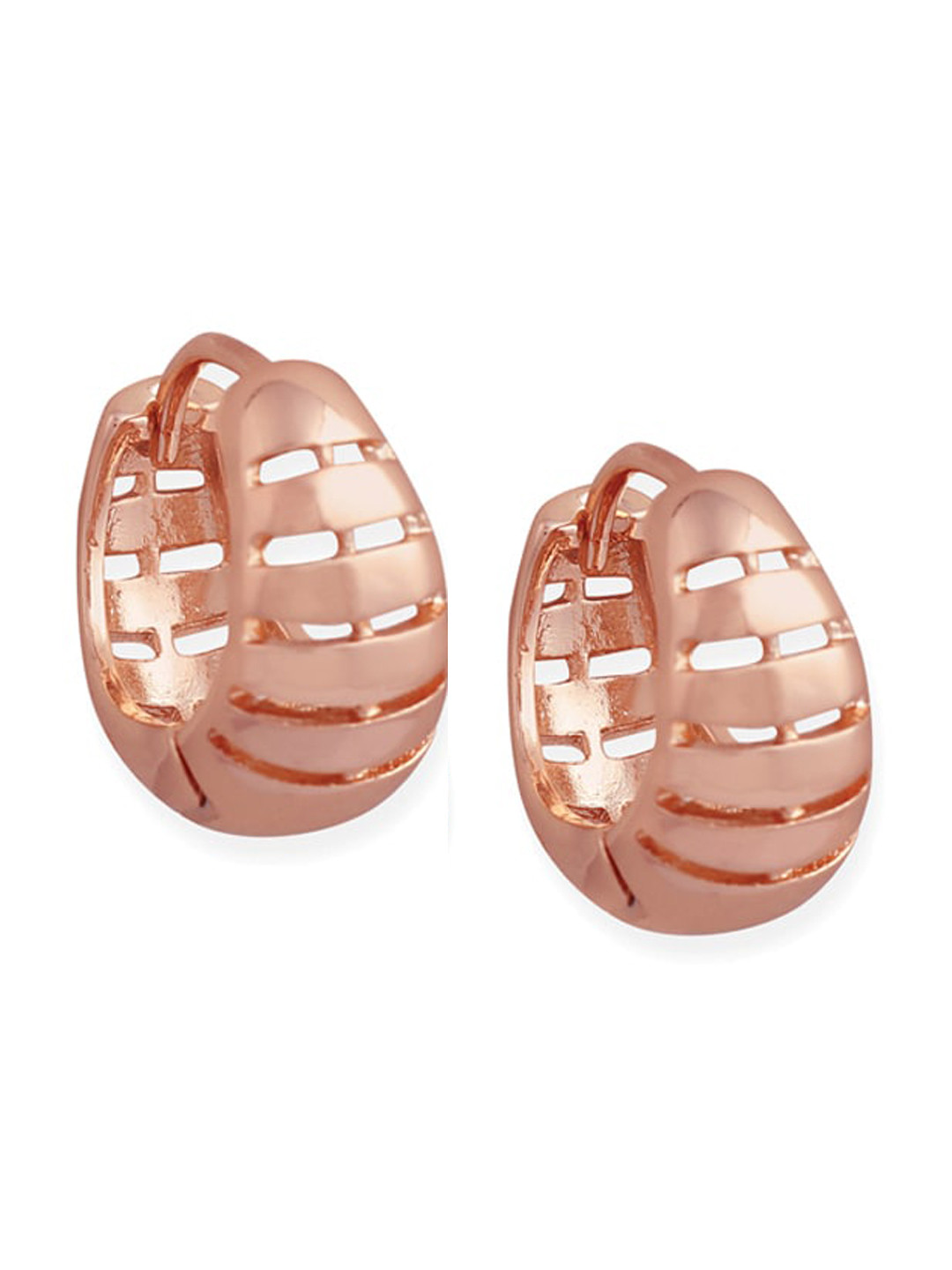 

Tipsyfly Contemporary Studs Earrings, Rose gold