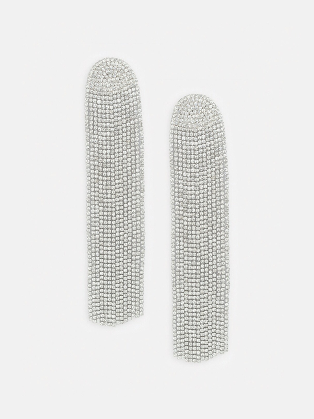 

Tipsyfly Contemporary Drop Earrings, Silver
