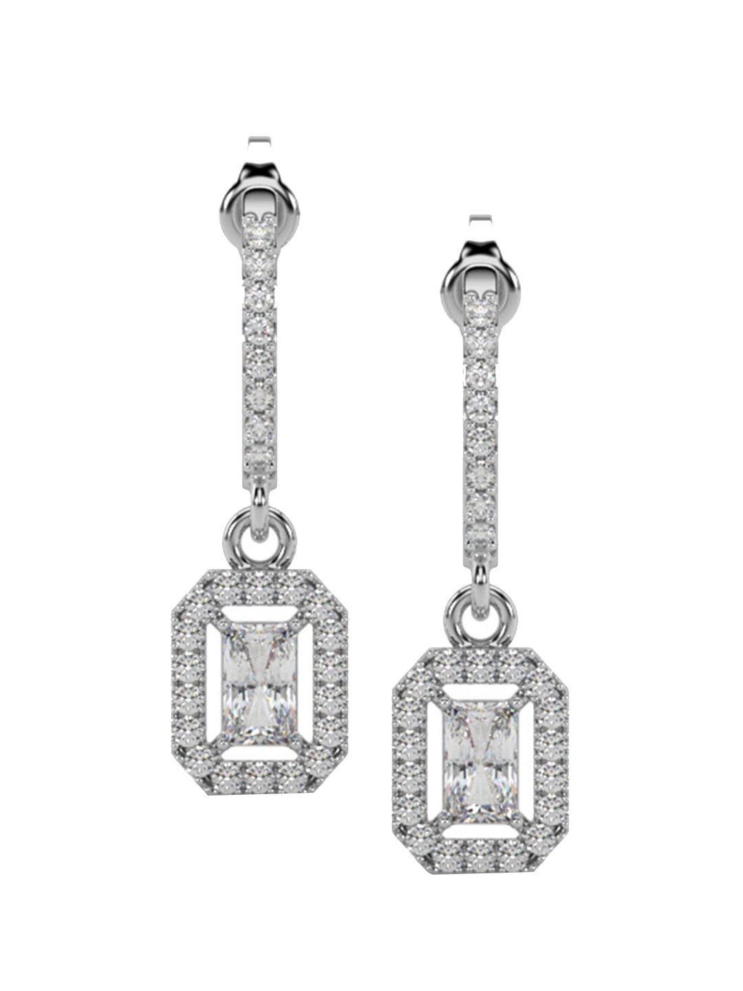 

Tipsyfly Contemporary Drop Earrings, White