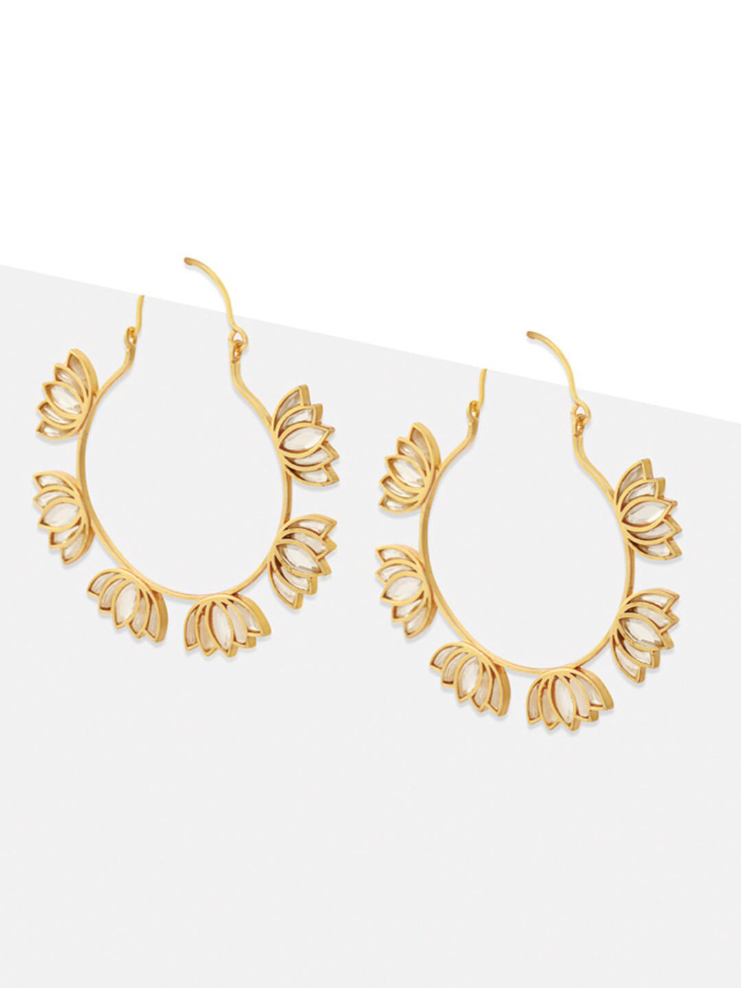 

Tipsyfly Gold Plated Hoop Earrings