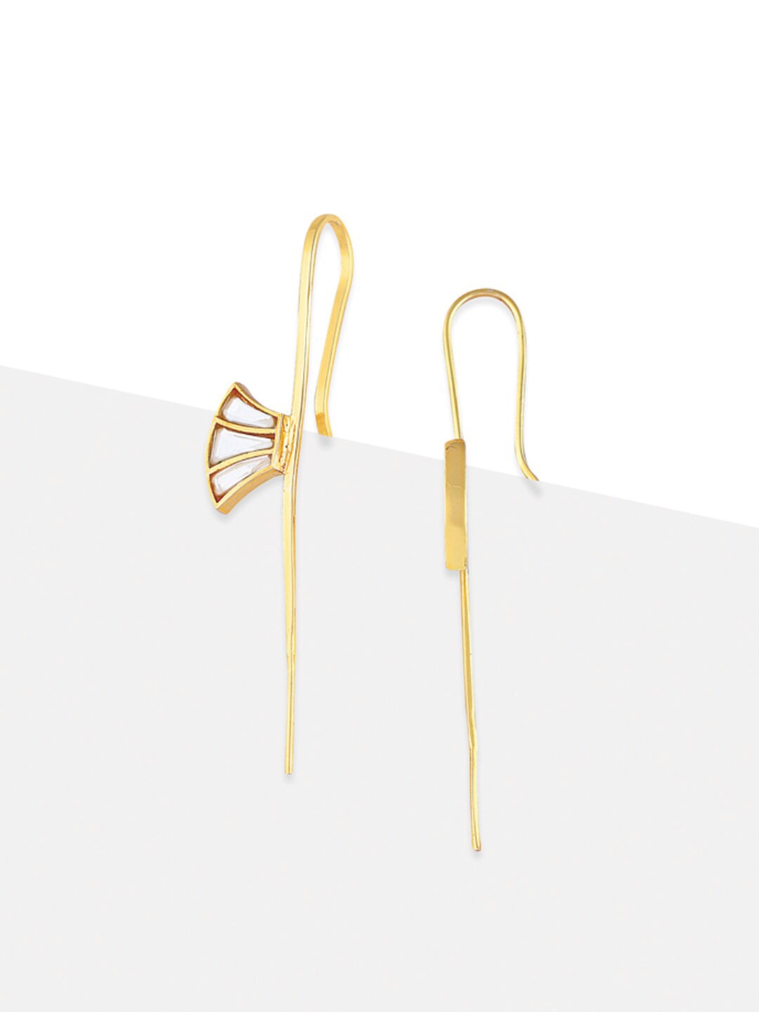 

Tipsyfly Gold Plated Contemporary Ear Cuff Earrings