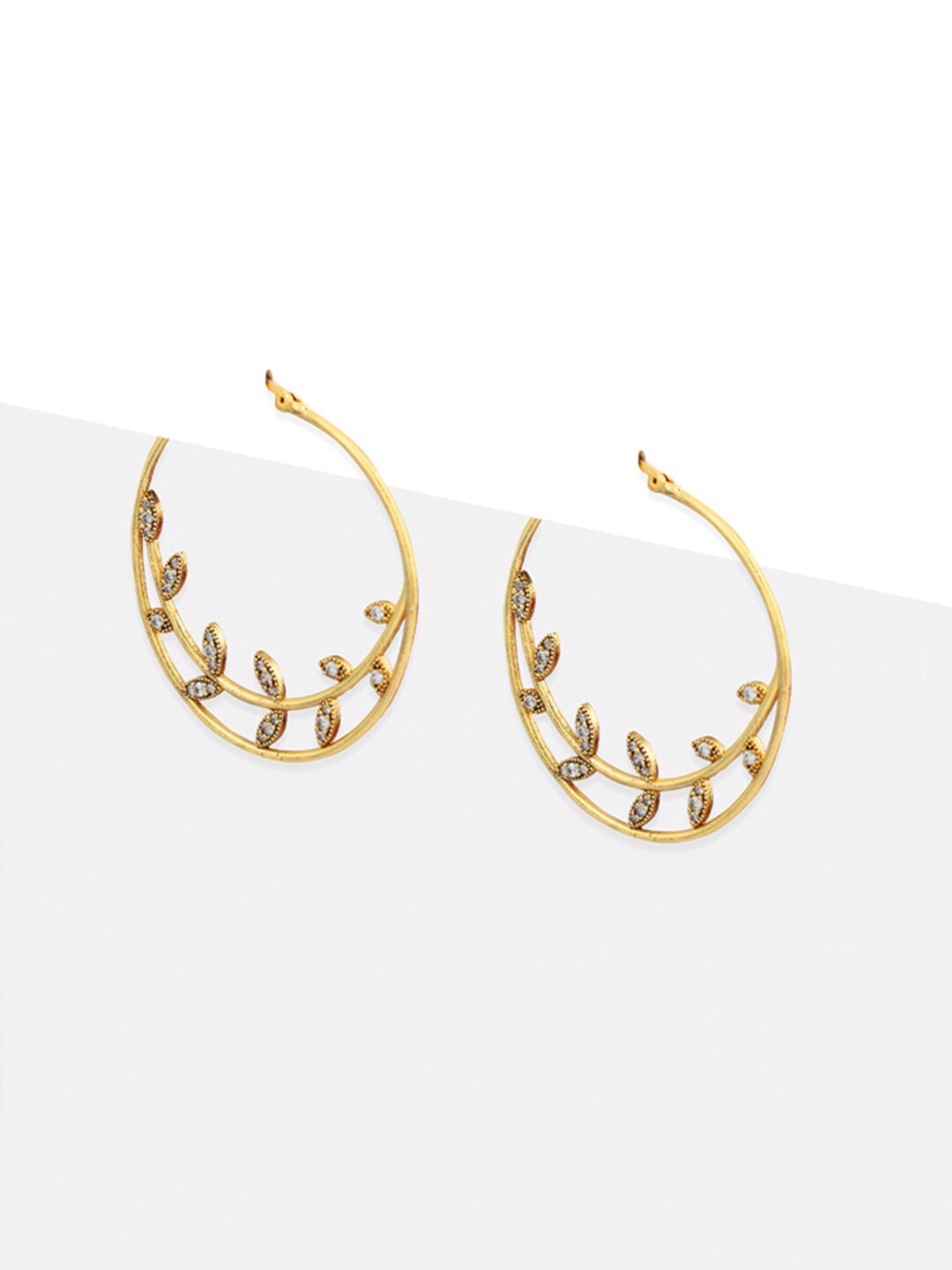 

Tipsyfly Contemporary Hoop Earrings, Gold
