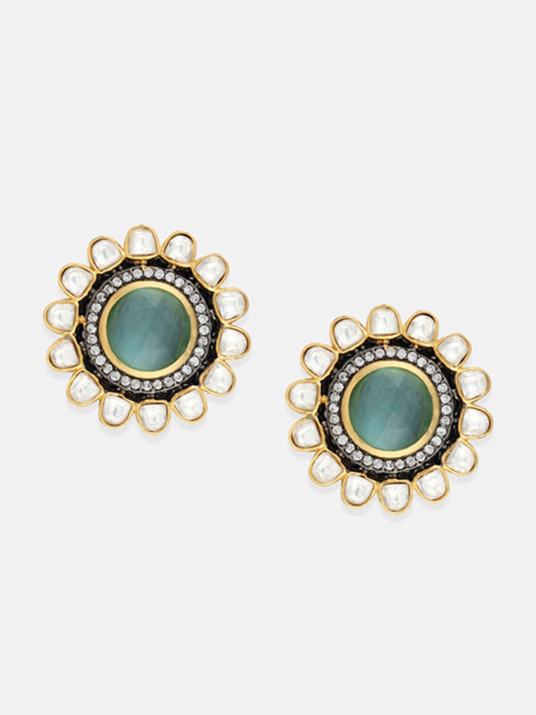 

Tipsyfly Contemporary Studs Earrings, White